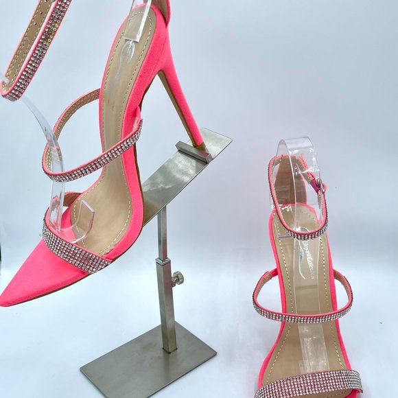 "Bling Barbie" Pink heels - Picture 3 of 10